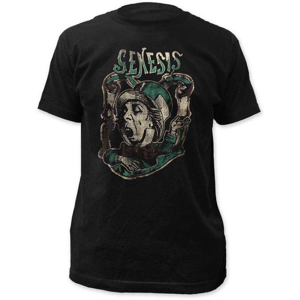 Genesis Unisex Adult Mad Hatter 2 T-Shirt / Black